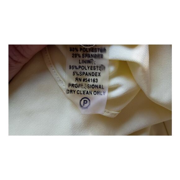 Calvin Klein Yellow Mesh Bow Back Dress XS S Coquette Soft Girl Chiffon Romantic - Picture 7 of 13